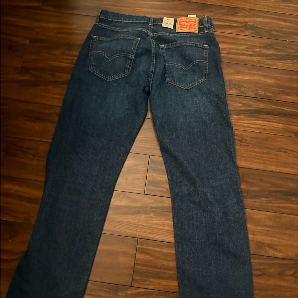 Levi's Men's Classic Indigo Straight Jeans - Picture 5 of 5